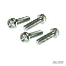 APICO M6x16mm TITANIUM Hexhead Flange Bolts 4pck