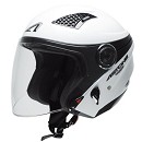ASTONE Helmet DJ10 Mono Color Pearl White