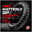 Plews Tyres MX2  Medium 300-10 REAR