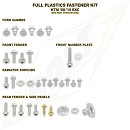 BOLT Full Plastic Fastener kit KTM EXC ALL 08-10