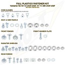 BOLT Full Plastic Fastener kit YZF250 01-02 / WRF250 01-02 / YZF400 98-99/ YZF426 00-02 / WRF400 99-00 / WRF426 01-02