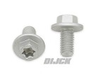 BOLT Euro Style Torx Hex Head Large Flange Bolts  M6x15 (10pcs.)