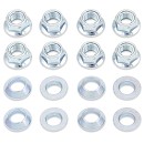 BOLT Lug-Locks Silver (set of 8)