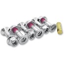 BOLT Sprocket Fastening Kit Silver (6 pc)