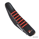 D'Cor Seatcover CRF250 22-26 / CRF450 21-26 Honda Black / Red