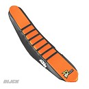 D'Cor Seatcover KTM SX/SXF125-450 19-22 Black + Orange Top + Black Ribs