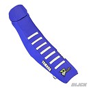 D'Cor Seatcover YZ125/250 02-21 Yamaha Blue + Blue Top + White Ribs