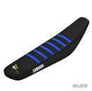 D'Cor Seatcover YZ125/250 22-26 Yamaha Black + Black Top + Blue Ribs