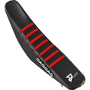 D'Cor Seatcover GASGAS MC125-450 24-25 Black + Red Ribs
