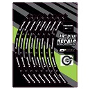 D'Cor Rim Decals 19 Rear Kawasaki Logos