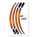 D'Cor Rim Decals Orange