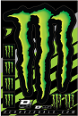 D'Cor Decal Sheet Monster CLAW (45x30cm)