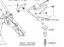 KAWA OEM Bougiedop KXF250 04-05 / 11-12 / SUZUKI RMZ250 04-06