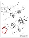 KX OEM Koppelingsplaat Staal KXF450 19-..(Smal)