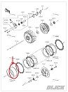 KX OEM Koppelingsplaat Staal KXF450 19-..(Smal)