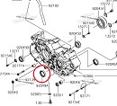 KX OEM Keerring Voortandwiel KXF450 19-26