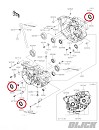 KAWA OEM VKW Keerring KX250 01-08 / KXF250 06-24 / KXF450 06-18  / Krukas Keerring KXF250 04-24 30x40x7