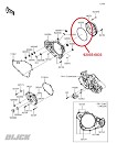 KX OEM O-Ring Koppelingsdeksel KXF450 16-23