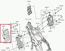 KX OEM Radiateur Rooster KXF250 17-20 Links