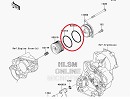 KX OEM O-Ring Oliefilterdeksel KXF450 06-15