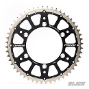 MINO Rear Sprocket Fusion KTM 125-530 91-25 + HVA TC/TE/FC/FE 14-25 + MC/F 21-25 / TRIUMPH TF-X 250 24-.. / TF-X 450 26-.. 48T BLACK