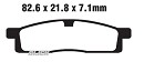 MINO Brake Pads Sintered FA119 Front YZ80/85 86-21