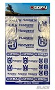 Enjoy Graphic Sheet HUSQVARNA White