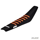 Enjoy KTM Seatcover SX65 16-23 Black + Orange Ribs
