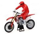 NEW RAY HONDA Mini Motor CRF450R Replica Schaal 1:12 + RIDER
