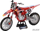 NEW RAY Justin Barcia #51 TLD RedBull GASGAS Mini Motor MCF450 Replica Schaal 1:12
