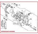 DIJCK Front Brake Caliper CRF250/450 11-14