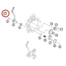 KTM OEM INT.TORX Flat Head M5x16.8 (Boutje Kickstarter SX50 09-25 / TC50 17-25 / MC50 21-25