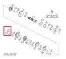KTM OEM Lager 16002 C4 J1 Lager versnellingsbak Uitgaande As SX125/144/150 06-17