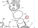 YZ OEM O-Ring Cilinderkop YZ125 94-26