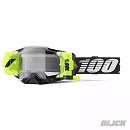 100% Goggle Armega Forecast Black Clear Lens + Roll-Off