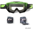PRO-GRIP PZ3200 MX Goggle Racerpack GREEN BLACK XL 40mm