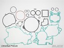 CENTAURO Gasket Set Top KX125 80-81