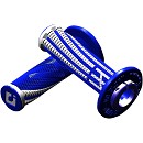ODI Pro V2 Lock On Grips EMIG BLUE/WHITE 2T+4T