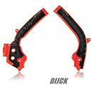 ACERBIS X-Grip Frameguard + Grip KTM SX125 16-18 / SX250 17-18 / SXF250/350/450 16-18 / EXC-F 125/500 17-19 / HVA TC125 17-18 / TC250 17-18 / FC250/350/450 16-18 / TE/FE 125-501 17-19  ORANGE/BLACK
