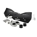 DIKE Supermoto Supermotard Enduro Handguards + Aluminium Universal Fit 22mm/28mm Handlebar BLACK