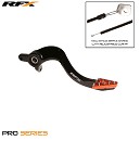 RFX Pro Rear Brake Pedal SX65 09-24 / TC65 17-24 / MC65 21-24 Solid Tip Black/Orange