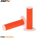 RFX Pro Series Dual Compound Grips White Ends (White/Orange)