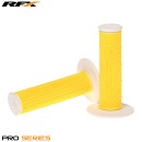 RFX Pro Series Dual Compound Grips White Ends (White/Yellow)