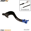 RFX Pro Rear Brake Pedal TC125 17-18 / FE450/501 17-18 Solid Tip Black / Blue
