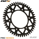 RFX Rear Sprocket KTM SX/SXF/EXC/EXC-F 125-530 91-25 / HVA TC/TE/FC/FE 14-25 / GASGAS MC/MCF/EC/ECF 125-450 21-25 / Triumph TF-X 250 24-.. / TF-X 450 26-.. BLACK