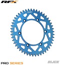 RFX Rear Sprocket KTM SX/SXF/EXC/EXC-F 125-530 91-25 / HVA TC/TE/FC/FE 14-25 / GASGAS MC/MCF/EC/ECF 125-450 21-25 / Triumph TF-X 250 24-.. / TF-X 450 26-.. 51T BLUE