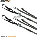 RFX Tiedown Hi/Viz 1.0 + Extra Loop & Carabiner Clip BLACK/GREY