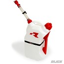 RACETECH Quick Fill Fuel Can Clear/Red 15 Liter