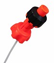 RACETECH Fuel Can Accessories Conversion Kit For Fast Fuel Cap Orange
