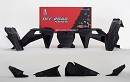 RACETECH Plastic Kit HVA TC125/250 19-22 / FC250-350-450 19-22 / FC450 ROCKSTAR EDITION / TX250-300 19-23 / FX 250-350-450 19-23 BLACK